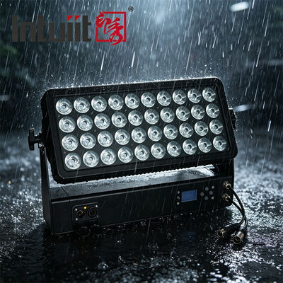 Luce da palco per esterni professionale da 400 W LED RGBW 4in1 40x10 W IP65 Luce di inondazione DMX512 Luce di lavaggio per eventi di concerti Festival Show