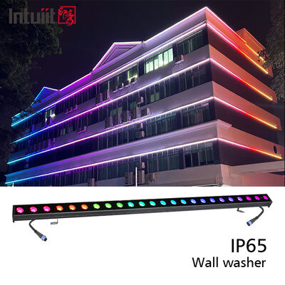 RGBW Dmx Led 2x24W Led Wall Washer Light per applicazioni esterne
