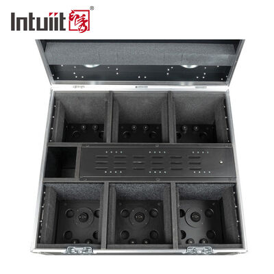 Faretti LED Uplight Rgb Wireless DJ Light Bar Dmx512 4x12W con telecomando IP54 per fase di matrimonio