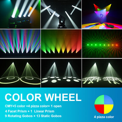 All'aperto 280W LED Beam Spot Wash Moving Head Light CMY Lineare Mixing Stage Effect Illuminazione per parco a tema Evento Show di nozze