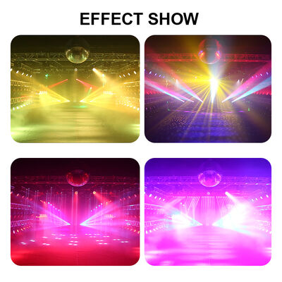 Professionale 37x10W RGBW 4in1 LED Zoom Wash Moving Head Light DMX512 Illuminazione da palcoscenico per DJ Evento Disco Show di festa di nozze
