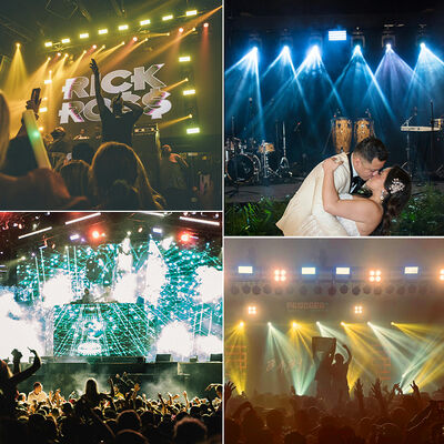 36W RGB COB LED Strobe Light Sound Attivato DMX512 Flash Illuminazione da palco per DJ Festa discoteca Halloween Club
