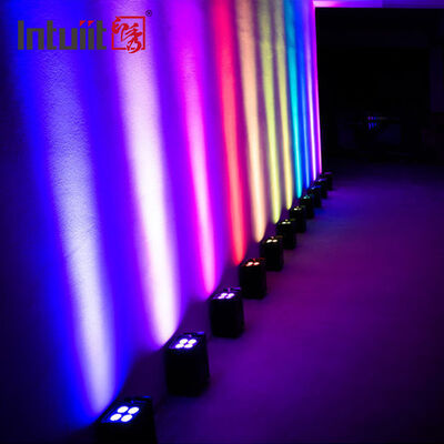 Professionale IP54 Wireless DMX Batteria LED Par Light 4*12W RGBW 4-in-1 - Controllo remoto