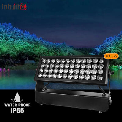 Luce di inondazione a LED da 2000 W all'ingrosso della fabbrica IP65 per esterni 48x40 W RGBW 4in1 Luce di lavaggio architettonica per il progetto di abbellimento della città