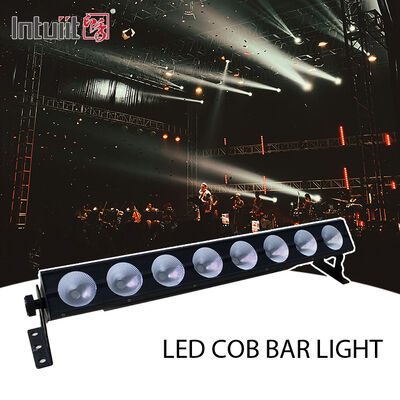 Pixel Control 8x15W RGB 3in1 LED Linear Bar DMX512 Indoor Wall Washer Stage Wash Light per festa di nozze Banchetto Hall Club