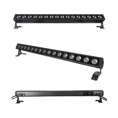 IP65 all'aperto 16x5W RGBW 4 in 1 LED Lineare Parete Lavatrice Bar Light DMX512 Architettura di palcoscenico Illuminazione lavaggio