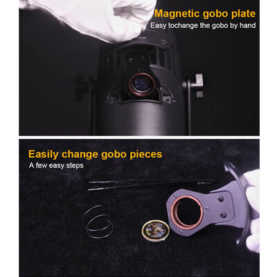 60W High Definition Led Logo Projector Light Outdoor IP65 Ignibile Gobo Projector Led Luci pubblicitarie