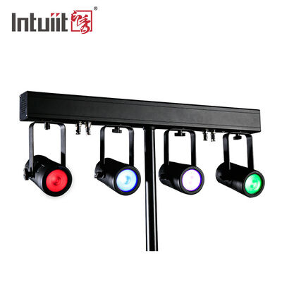 Luce par LED 80W Angolo a fascio stretto da 4,5 gradi RGBW 4 in 1 DMX512 Luce per effetti scenici per eventi discoteca DJ