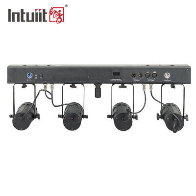 Luce par LED 80W Angolo a fascio stretto da 4,5 gradi RGBW 4 in 1 DMX512 Luce per effetti scenici per eventi discoteca DJ