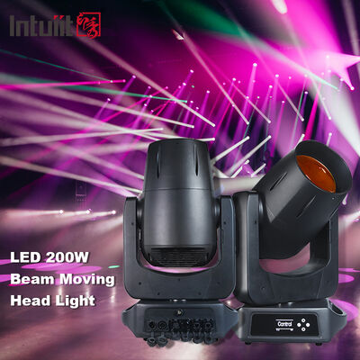 200W LED Beam Moving Head Light IP66 Acqua resistente all'aria aperta Illuminazione per palcoscenico DMX512 Controllo per Hotel Landmark Parco a tema Show
