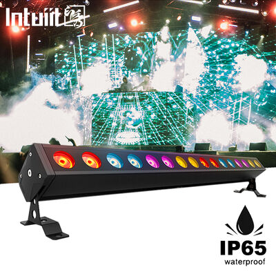 IP65 all'aperto 16x5W RGBW 4 in 1 LED Lineare Parete Lavatrice Bar Light DMX512 Architettura di palcoscenico Illuminazione lavaggio