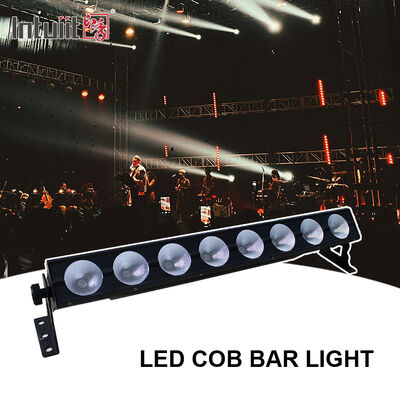 8x15W RGB 3-in-1 DMX512 LED Lineare Parete Lavatrice Bar di scena Luce di lavaggio interno Illuminazione per eventi di studio della chiesa