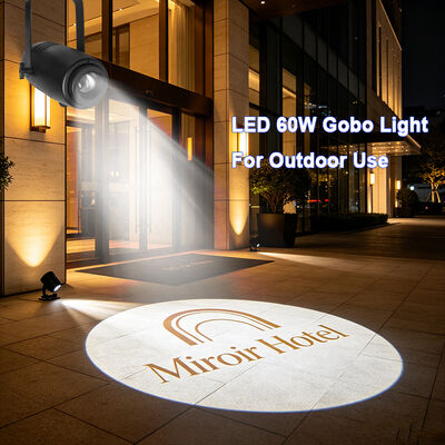 Proiettore Gobo per pubblicità all'aperto 60W LED IP65 impermeabile per hotel