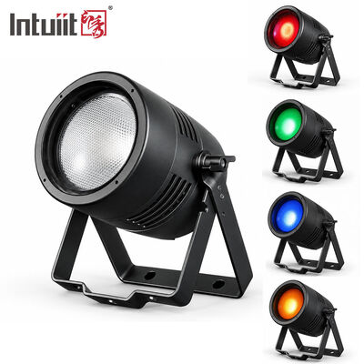 200W LED COB Par Light Aluminum Alloy DMX512 Stage Lighting Warm White Par Can Light for Disco and Bar