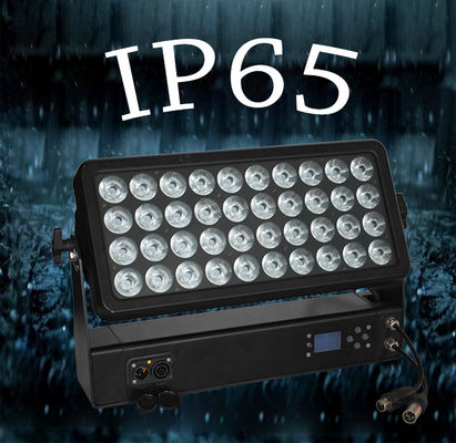 City Color Wash 400W Led Wall Washer Light RGBW 4in1 Legatura di alluminio IP65 DMX512
