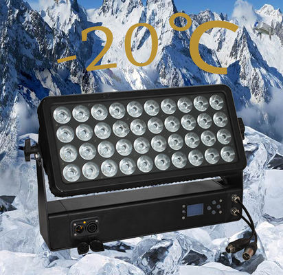 City Color Wash 400W Led Wall Washer Light RGBW 4in1 Legatura di alluminio IP65 DMX512