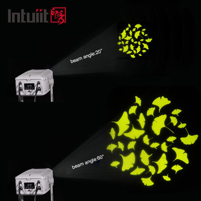 100W Proiettore esterno impermeabile Luce IP65 Proiettore Gobo con effetto fascio a LED DMX DMX512 Controllo
