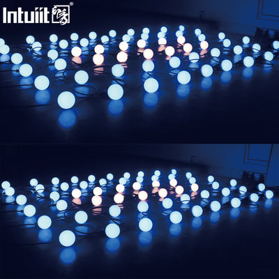Illuminazione natalizia lampadina a LED pixel LED luce impermeabile Dmx Rgbw Multi Colore String Natale lampadina a LED stringa luce