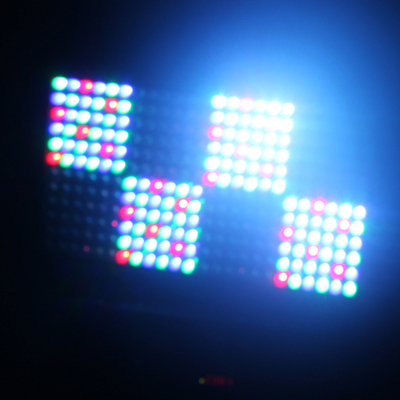 Schermo di visualizzazione a LED programmabile a matrice di pixel con luce di pannello flessibile a LED RGB