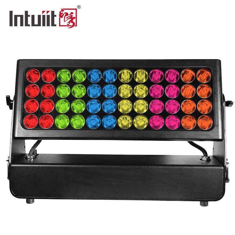 1500W IP65 impermeabile RGBW 4 IN 1 NERO QUADRATO LUCE LED DALLE INFLUENZE PER EVENTI