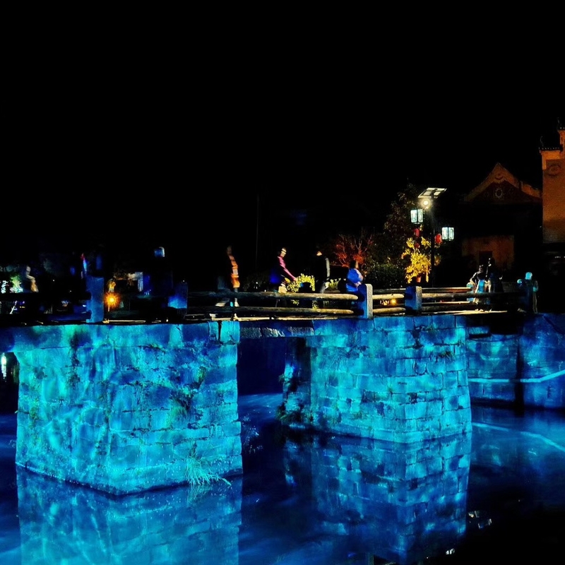 200W LED Gobo Proiettore luce IP65 Acqua resistente all'aria aperta Pubblicità Personalizzare Logo Proiettore Lampada da Pavimento Certificazione CE