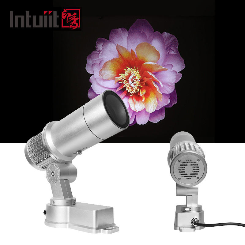 Nuova fabbrica a caldo impermeabile esterno esterno HD 60W dmx LED Logo Gobo rotante proiettore proiettore di immagine luminosa edificio