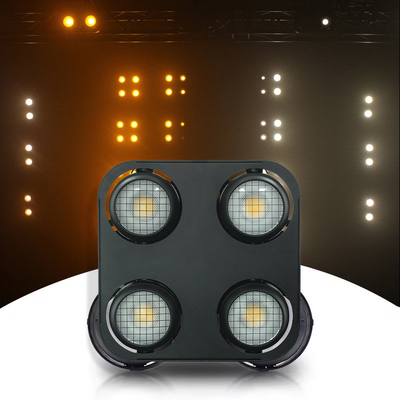 Luci a LED 4x90W LED COB Illuminazione da palco Amber And Warm White LED Blinders Audience Light In DJ Music Bar