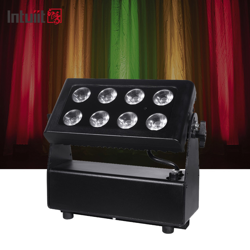 8*15W luce a colori di città RGBW 4in1 ip65 impermeabile di alto edificio luce a colori di parete a led