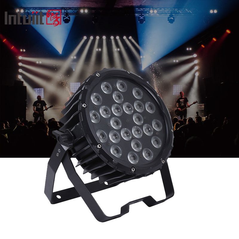 Luce da palco professionale 82W RGB 24*Tri-3W Indoor DMX512 Slim Flat Led Par Light