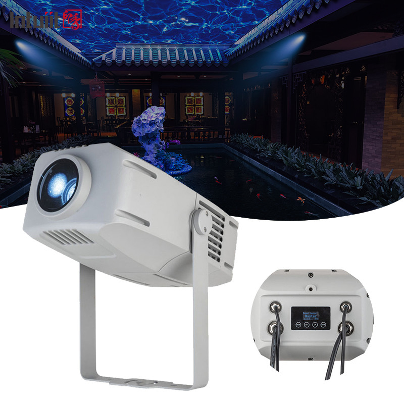 Gobo Waterproof IP65 400w Gobo Projector Light Custom Logo Rotante Gobo Light Per Corridoio Scale Edifici Luce pubblicitaria