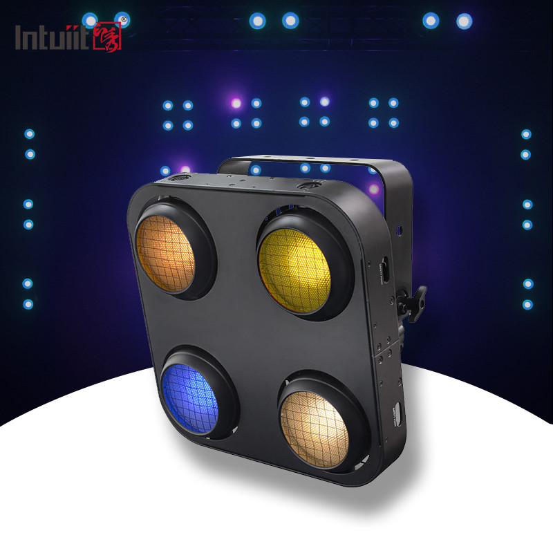 Illuminazione per palcoscenico Fabbrica di luci Cob Par Professionale 4x90W Matrice di pubblico COB LED Blinder Face Light