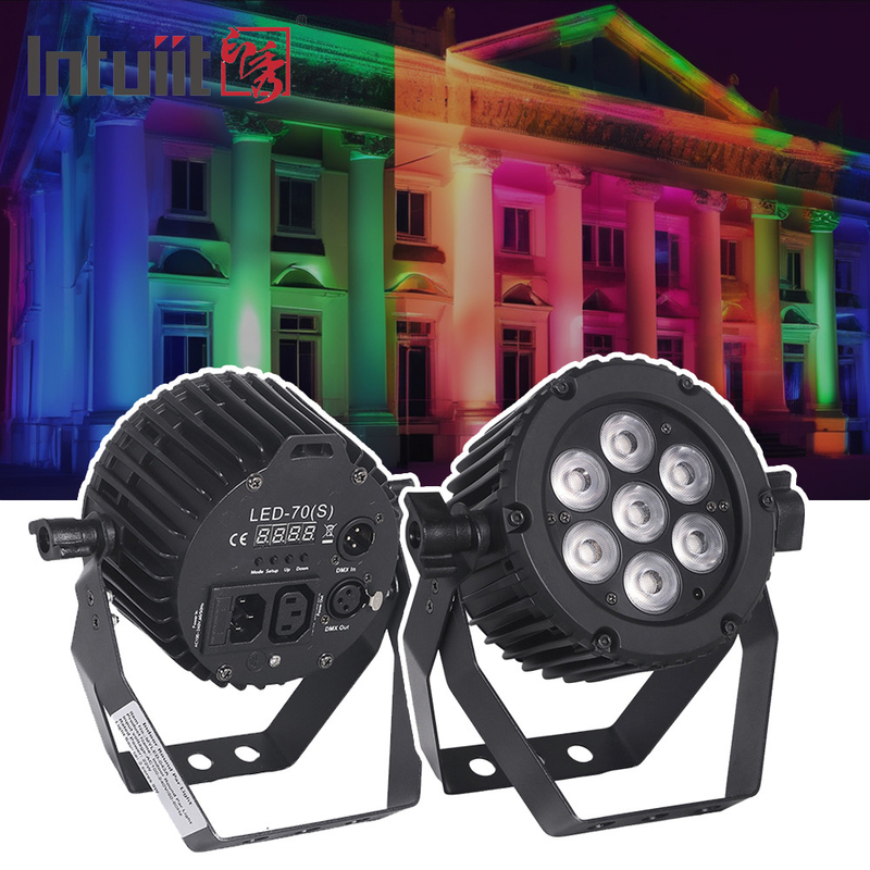 22W Aluminum LED Par Lights DMX 512 Party Club Disco Illuminazione RGBW 3in1 LED Par Can Stage Lights