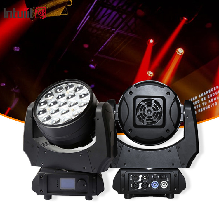 Luci a testa mobile a LED Lavaggio Zoom 19X10W RGBW 4 in 1 LED Zoom Lavaggio testa mobile dj discoteca luce da palco