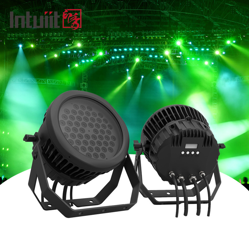 Outdoor 54*3w RGBW Per il palco Par luci IP65 impermeabile Concerto matrimonio 54 Parcan Stage Dmx Led Light
