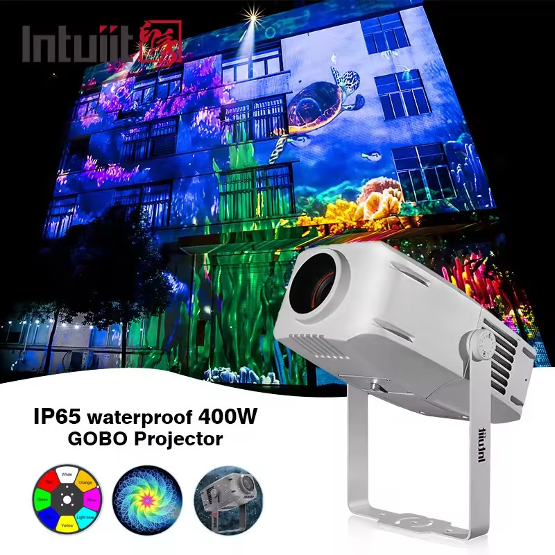 Luce di inondazione portatile all'aperto del LED IP65 Mini Digital Custom Gobo Projector sul supporto