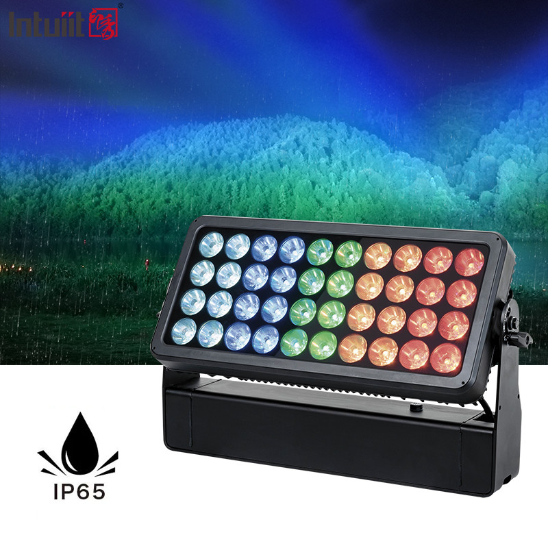 Edificio all'aperto LED 40X10W 4in1 pixel inondazione Lavatrice di pareti IP65 impermeabile City Color Light