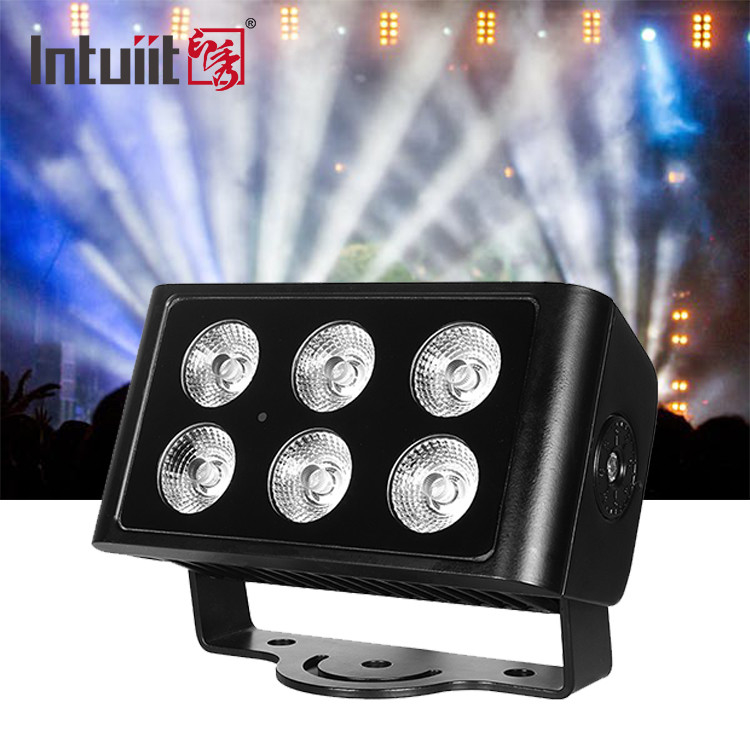 Lampada LED impermeabile RGBW 4in1 City Color Light 6*5w Outdoor LED Lampade da palcoscenico per lavastoviglie