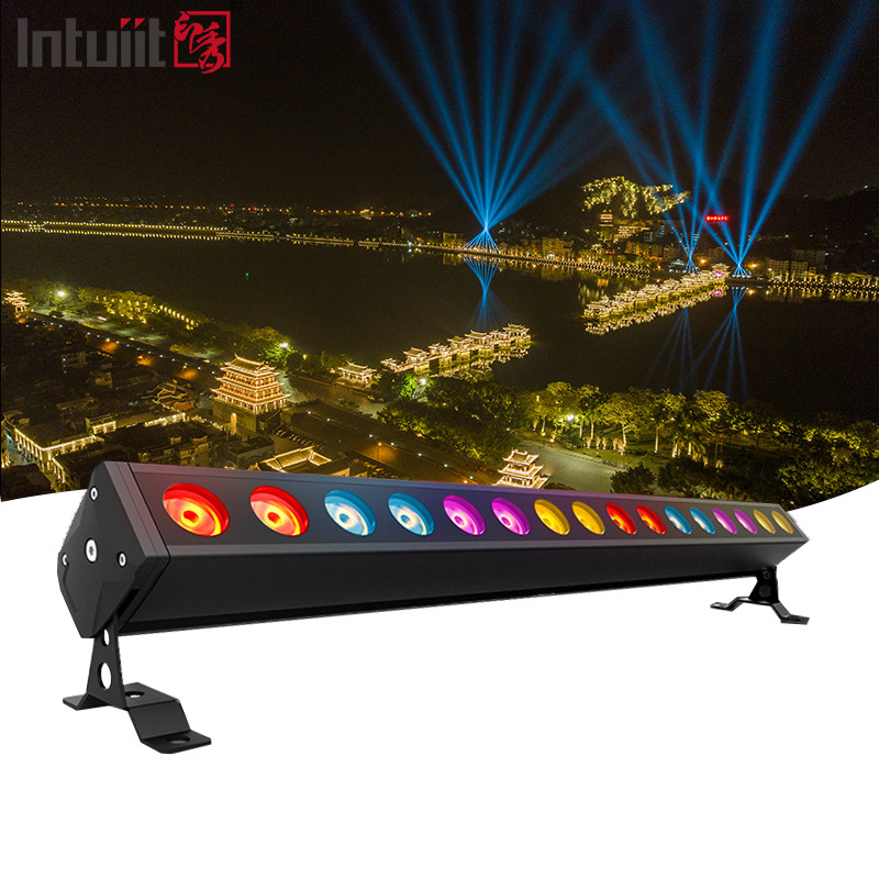 DMX512 Disco Illuminazione Feste DJ Night Club Lampade da palco RGBW 16x5w Wall Wash LED Bar