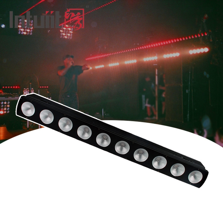 10x9W RGB DMX 3in1 LED luce di lavaggio a parete lineare bar di lavaggio illuminazione per palcoscenico