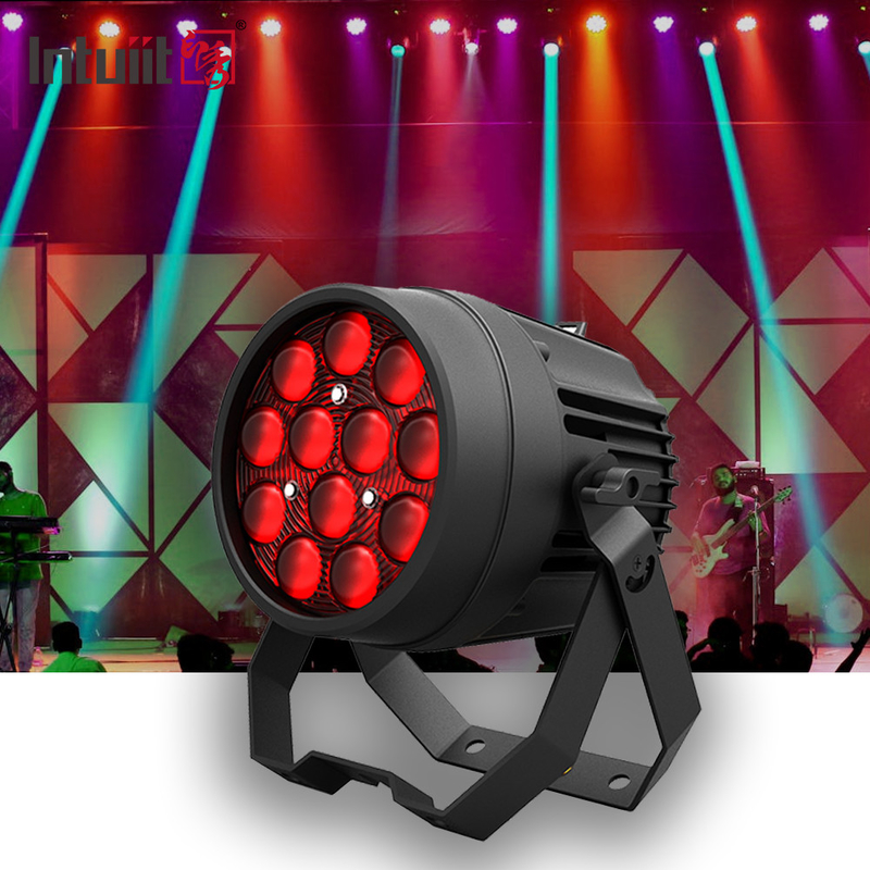 Wedding DJ 12x10W RGBW 4in1 Led Flat Par Can Stage Lights Per Disco Natale