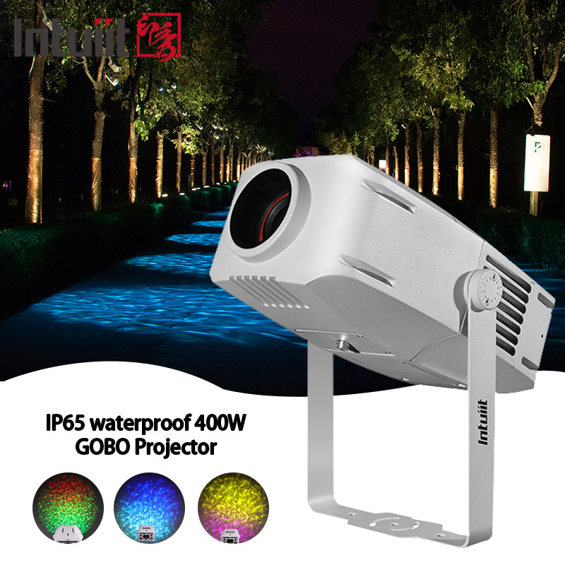 400w Lampada da bagno all'aperto a colori LED Effetto Night Club Lampada Ip65 Lampada da paesaggio impermeabile Lampada Gobo Proiettore