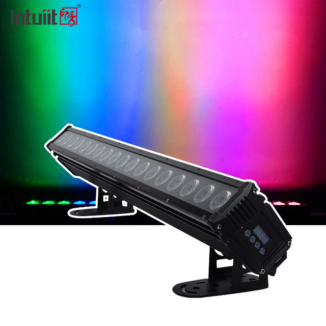 18x8W LED Wall Wash Light 18pcs 4 in 1 impermeabile DMX Control Wall Wash Light Per DJ Disco Party Bar