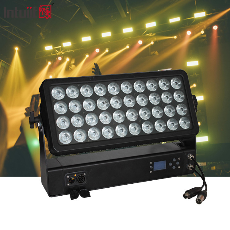 Ignibile 400W RGBW 4In1 Wash Light City Color IP65 Led Wall Washer per esterni