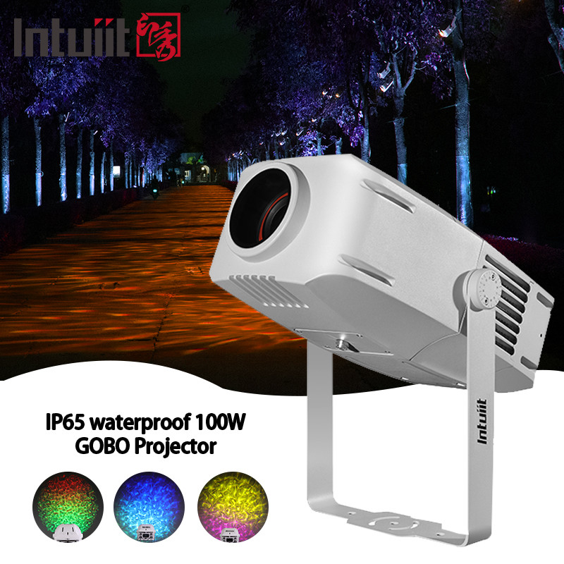 100W luce proiettore all'aria aperta impermeabile multicolore effetto onda dell'acqua di mare oceano gobo