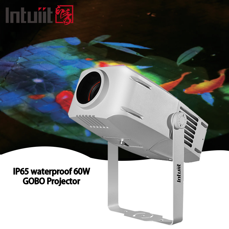 Proiettore Gobo Luci pubblicitarie 60W LED Sign Proiezione murale Lampada esterno impermeabile