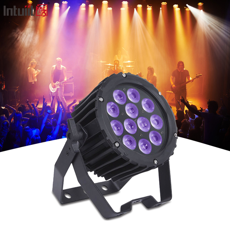 4 in 1 mini LED all'interno 12x3w RGB Par Light Parties Hotel
