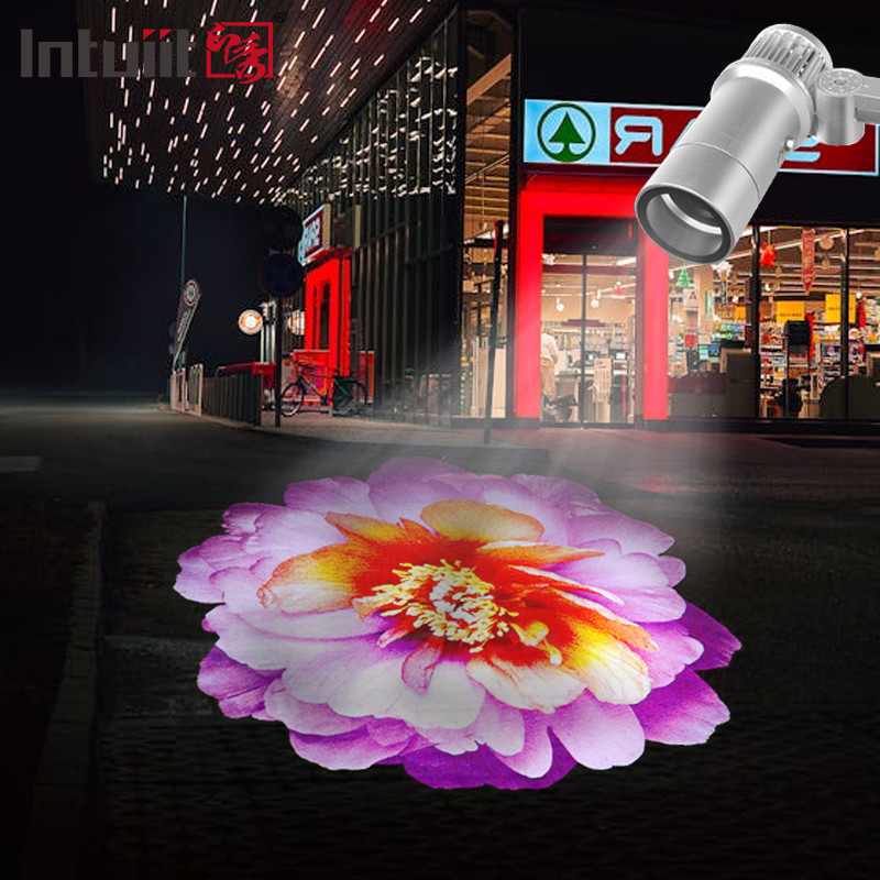 LED 60W Proiettore di logo Gobo a prova d'acqua per esterni Proiezione di logo rotante Proiezione di logo a Led Proiettore di Gobo