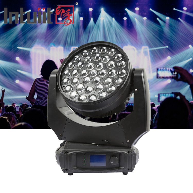 Luce di lavaggio mobile di alta potenza professionale 37x10W per apparecchiature di illuminazione da concerto
