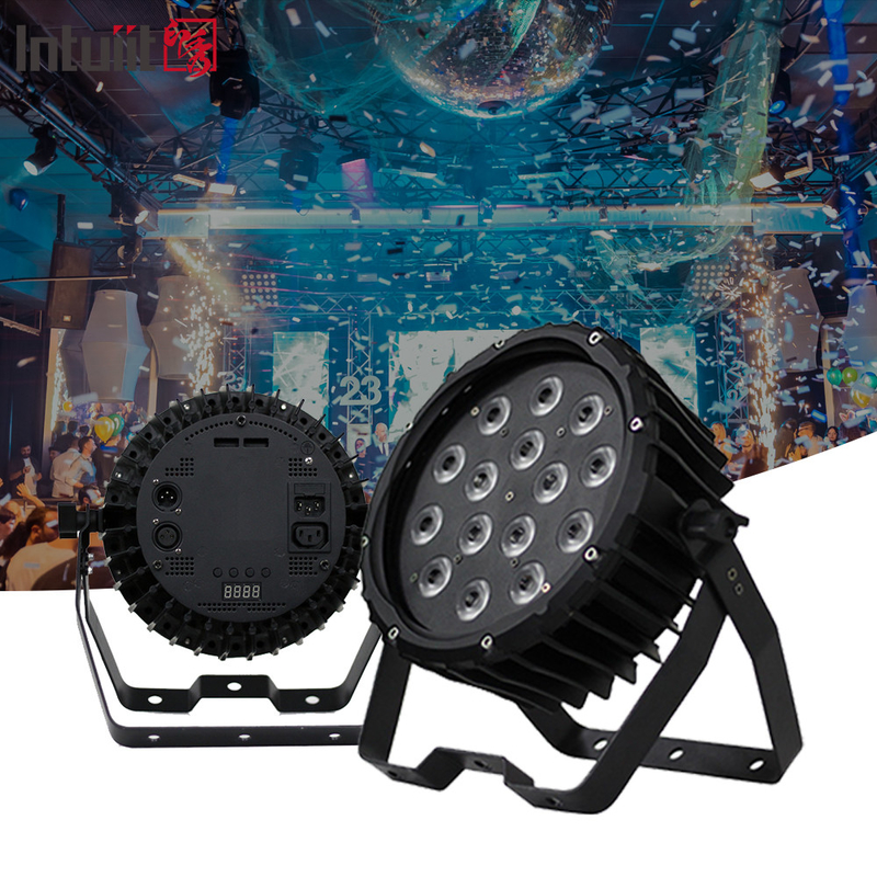 90W RGBW 4in1 par sottile led flat par can light per eventi di dj outdoor
