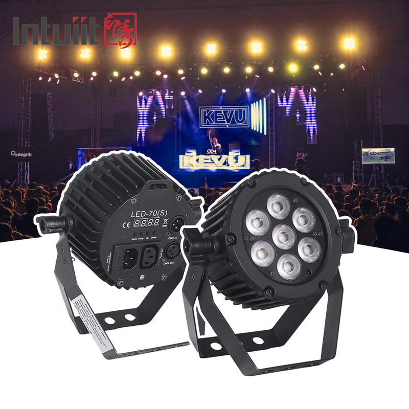 Luce da palcoscenico a LED 7X22W RGB Aluminio DMX512 LED Par Light per eventi di matrimonio